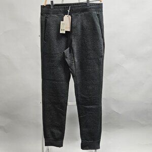 Indigo People Men's Slim Fit Fleece Sweat Pants Joggers Charcoal